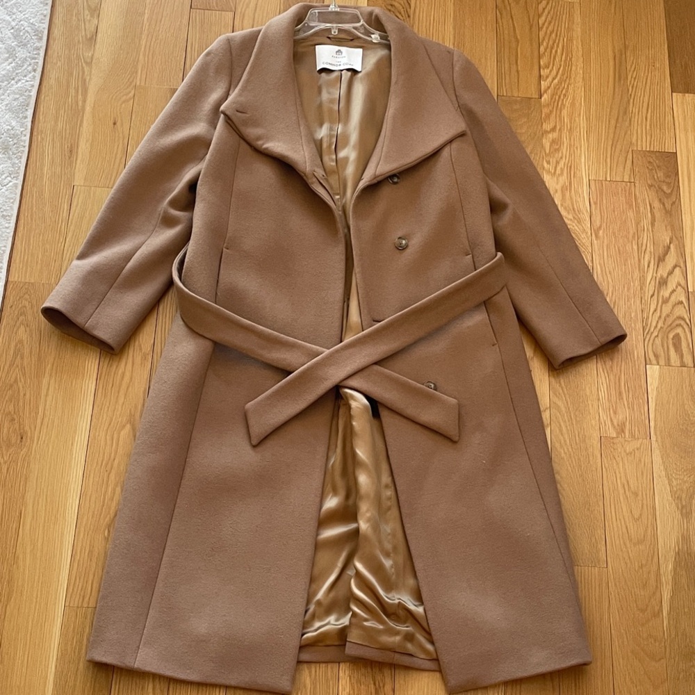 Aritzia Babaton Wool Coat with Waist Tie